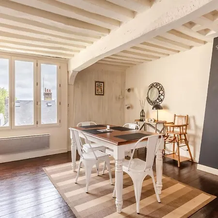 Le Jardin D'eugene - 4p House - Terrace - Historic Center 翁弗勒尔