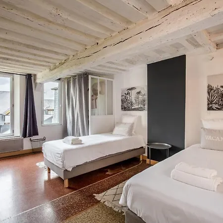 Le Jardin D'eugene - 4p House - Terrace - Historic Center * 翁弗勒尔