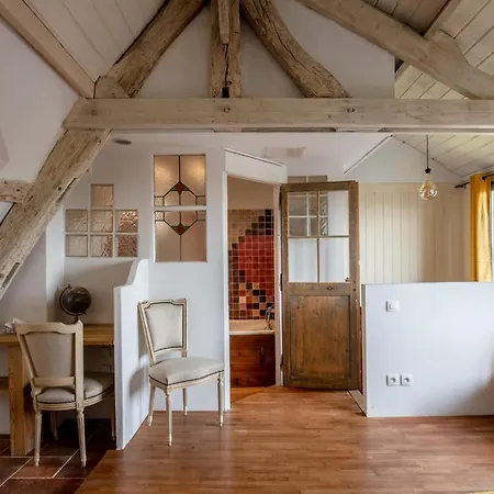 度假居 Le Jardin D'eugene - 4p House - Terrace - Historic Center 翁弗勒尔