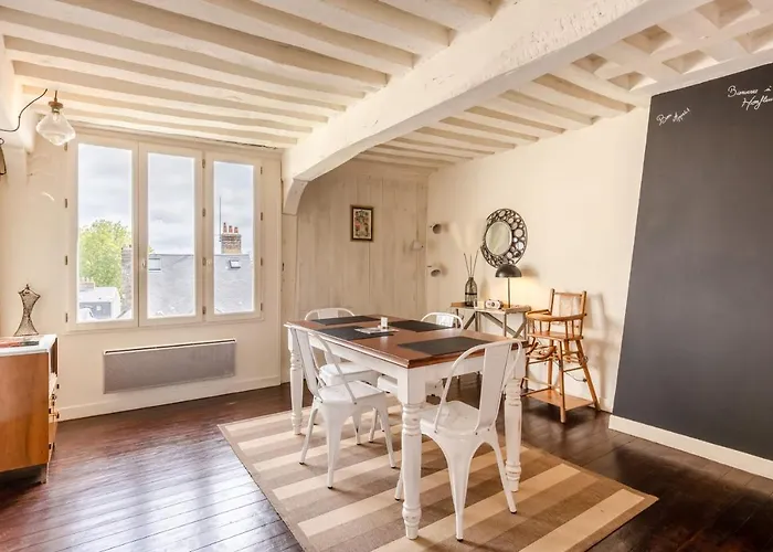 Le Jardin D'eugene - 4p House - Terrace - Historic Center Honfleur